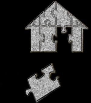 House Puzzle Piece Missing PNG with transparent background