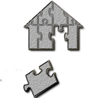 House Puzzle Piece Missing PNG Image