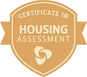 Housing Assessment Certificate Emblem PNG Image