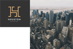 Houston Estates Urban Skyline PNG
