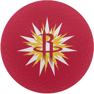 Houston Rockets Baden 5' Hwc Burst Playground Ball - Houston PNG image with transparent background