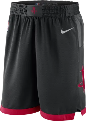 Houston Rockets Nike Shorts2023 PNG Image