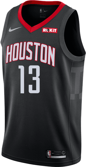 Men's Houston Rockets Nike Gerald Green Statement Edition - 2014 Major League Baseball Season, HD Png Download PNG image with transparent background