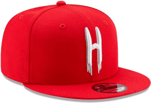 Houston Rockets New Era 9fifty Snapback Hat Back Half - Pro Bowl Steelers Hat PNG image with transparent background