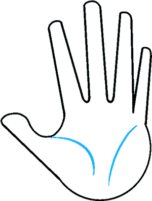 How To Draw A Hand Really Easy Drawing Tutorial - Hand Drawing, HD Png Download PNG image with transparent background
