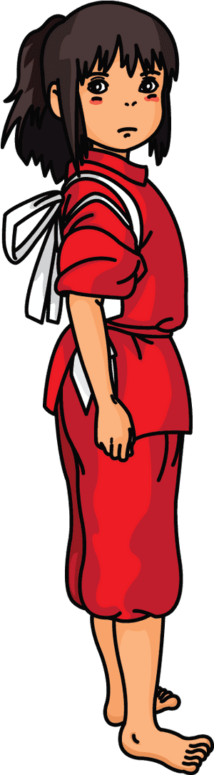 How To Draw Chihiro From Spirited Away - Chihiro Spirited Away Characters, HD Png Download PNG image with transparent background