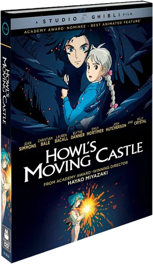 Howls Moving Castle D V D Cover PNG Image