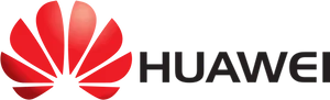 Huawei Logo Red Flower Design PNG Image