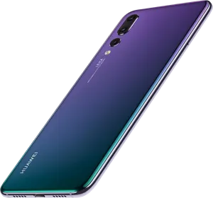 Huawei Smartphone Gradient Back PNG Image