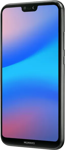 Huawei Smartphone Gradient Display PNG Image