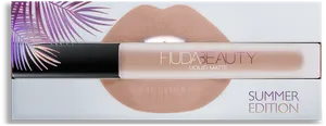 Huda Beauty Summer Edition Liquid Lipstick PNG Image