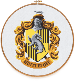 Hufflepuff Crest Cross Stitch Kit By Stitchering , - Harry Potter Hufflepuff Png, Transparent Png PNG image with transparent background
