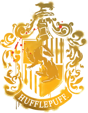 Hufflepuff House Crest PNG Image