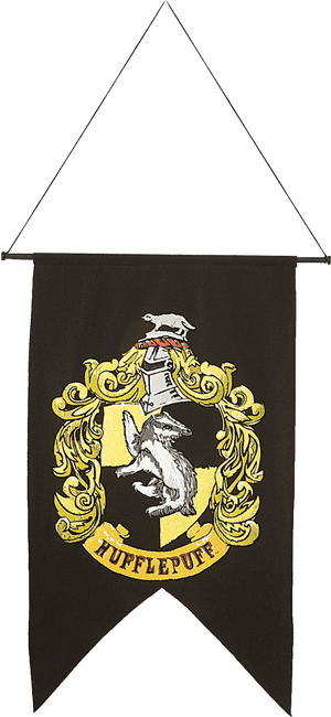 Hufflepuff Printed Wall Banner - Harry Potter House Banners, HD Png Download PNG image with transparent background