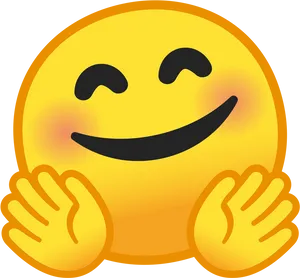 Hugging Face Emoji Smiley.png PNG Image