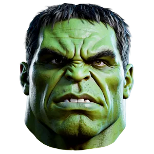 Hulk Face Art Png Qxr15 PNG Image