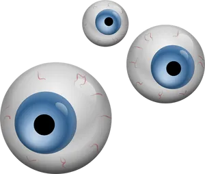 Human Eyeballs Illustration PNG Image