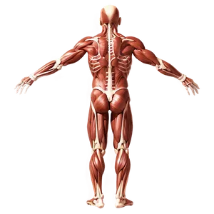 Human Muscular System Diagram Png Vjw23 PNG Image