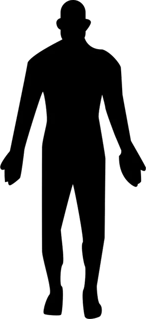 Human Silhouette Outline PNG Image