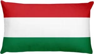 Hungarian Flag Pillow.jpg PNG Image