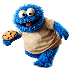 Hungry Cookie Monster PNG kqg52 PNG image with transparent background