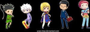 Hunterx Hunter Chibi Characters PNG image with transparent background