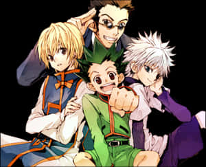Hunterx Hunter Group Pose PNG image with transparent background