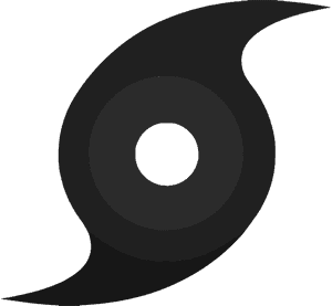 Hurricane - Black And White Hurricane Clipart, HD Png Download PNG with transparent background