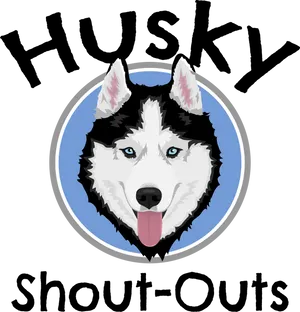 Husky Shout Outs Logo PNG Image