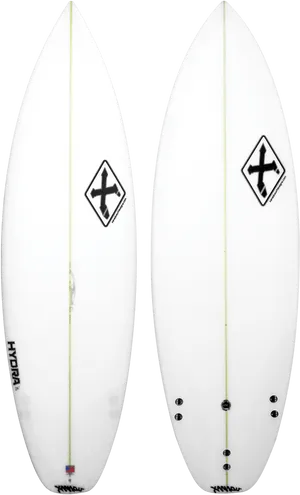 Hydra Surfboards Twin Design PNG Image