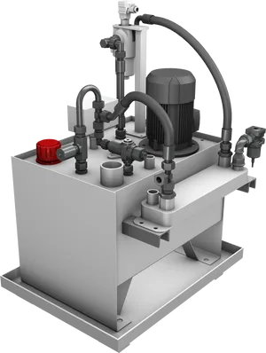 Hydraulic Power Unit3 D Model PNG Image