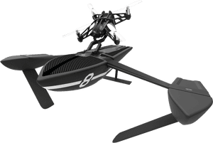 The Hydrofoil Takes Parrot's Minidrone Onto The Water - Parrot Mini Hydrofoil Drone PNG image with transparent background
