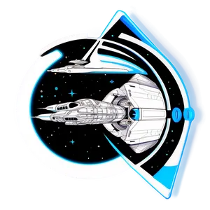 Hyperspace Capable Starship Png 06202024 PNG Image