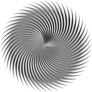 Hypnotic Spiral Abstract PNG Image