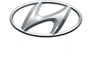 Hyundai Logo Black Background PNG Image