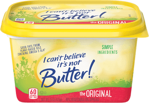 I Cant Believe Its Not Butter Original Spread PNG image with transparent background