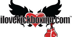 I Love Kickboxing Logo PNG with transparent background
