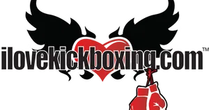 I Love Kickboxing Logo PNG Image