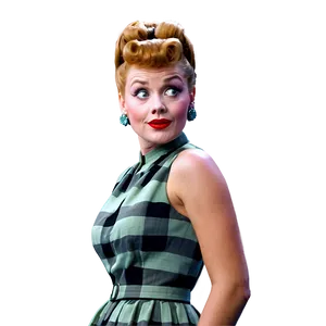 I Love Lucy 50s Fashion Png Bao13 PNG Image