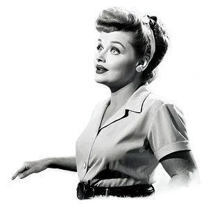 I Love Lucy Black And White Png 97 PNG Image