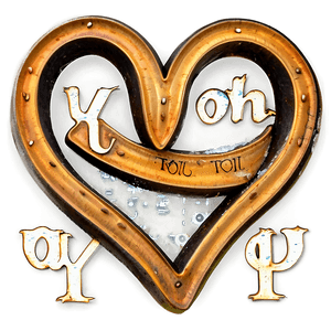 I Love You Vintage Letter PNG 85 PNG image with transparent background