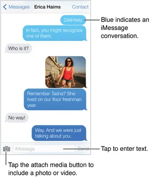 I Message Conversation Screenshot PNG Image