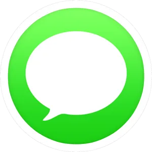 I Message Icon Green Bubble PNG Image