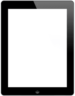 i Pad Digital Tablet Transparent Background PNG image with transparent background