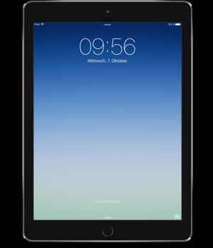 i Pad Lock Screen Display PNG image with transparent background