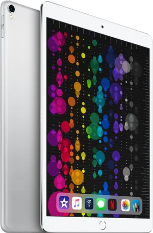 I Pad Pro Colorful Display Dock Icons PNG Image