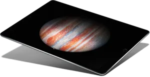 I Pad Pro Displaying Jupiter Image PNG Image