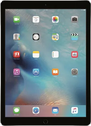 I Pad Pro Front View PNG Image