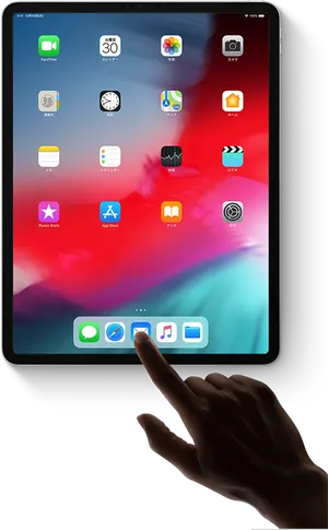 I Pad Pro Interaction PNG Image