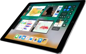 I Pad Pro Multitasking Interface PNG Image